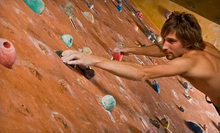 Adult Climbing Package for Two or One-Month Membership at Green Mountain Rock Climbing Center (Up to 52% Off) - Primary Image