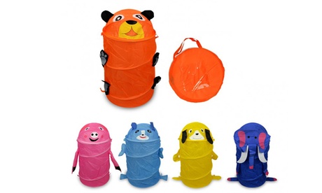 Cesto portagiochi pieghevole a forma di animale disponibile in vari colori