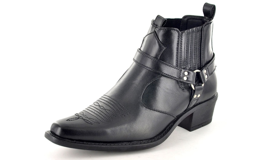 Image 5: Bottines style Western Homme