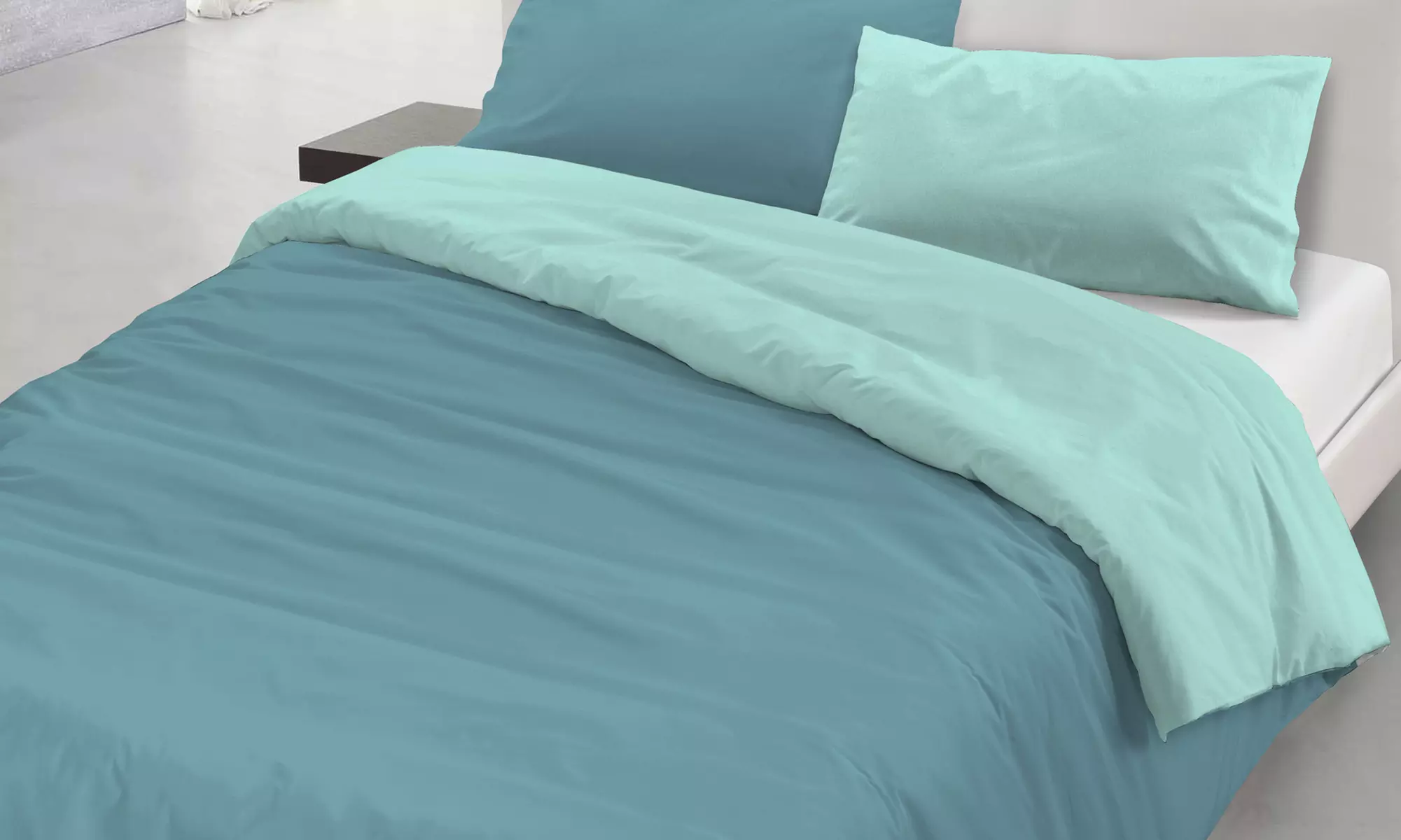 Ensemble housse de couette "Couleur naturelle"