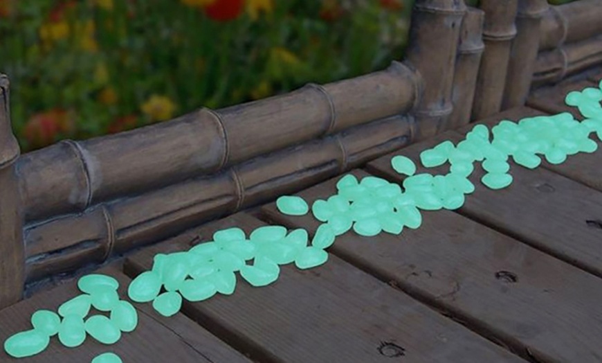 100 Glow-in-the-Dark Pebbles | Groupon