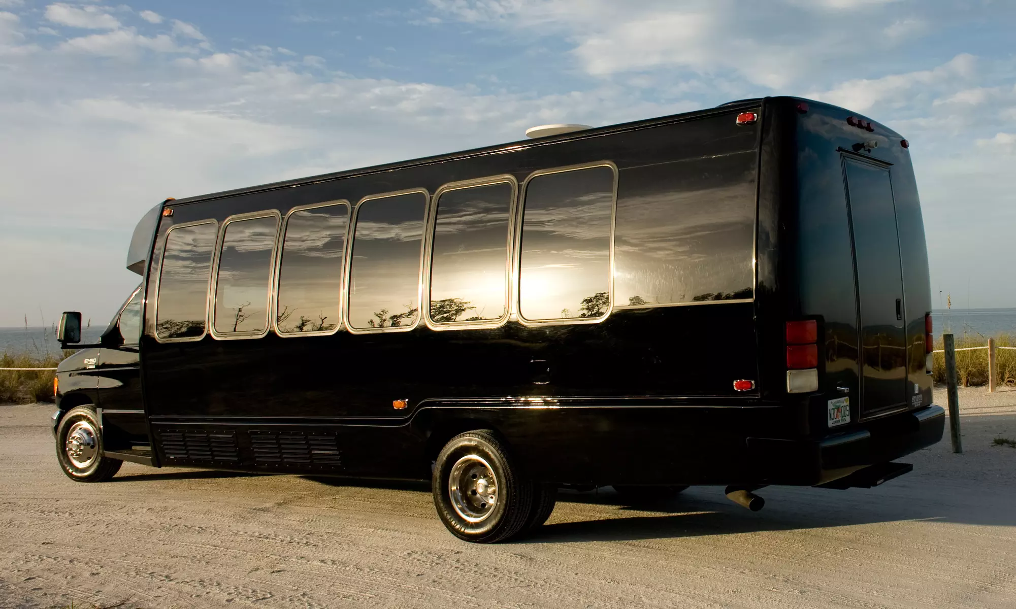 $369 for a Four-Hour Limo Party Bus Rental from Naples Transportation and Tours ($620 Value)  - Primary Image