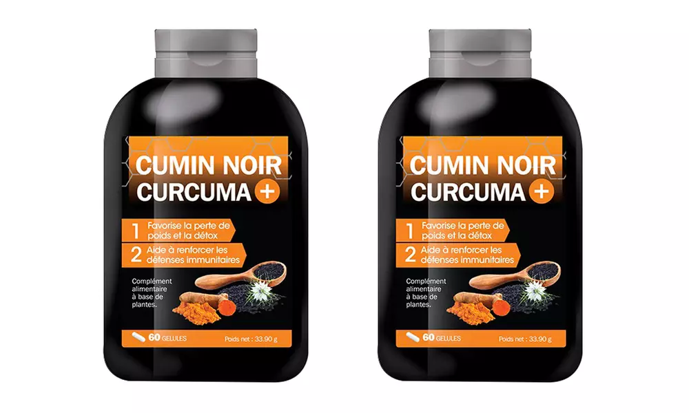 Curcuma Cumin noir, cure de 2 mois - Primary Image