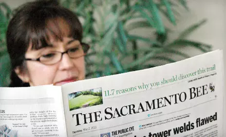 26-Week Sunday Plus Print Subscription with Optional Full Digital Subscription to "The Sacramento Bee" (Up to 77% Off) - Primary Image