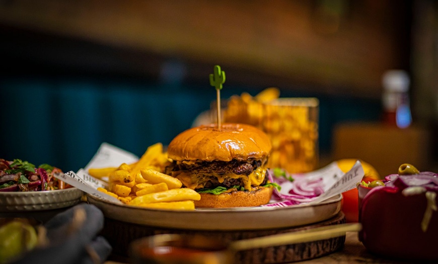 Image 3: Choice of Burger Chips and Drink for One, Two or Four at Bbq Hut