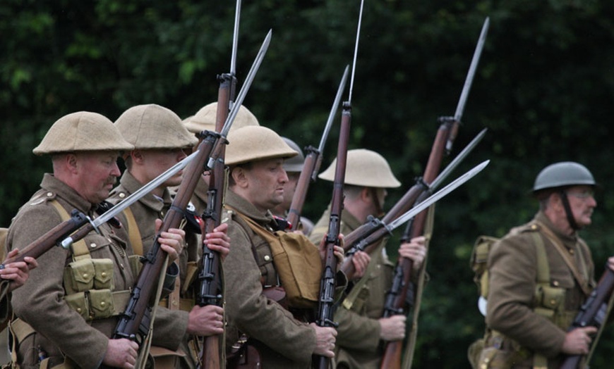 Image 8: WW1 reenactment Centenary Tanks & Tommies Event