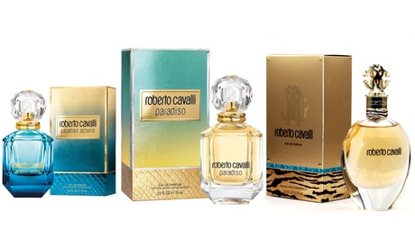 1 o 2 Eau de Parfum Roberto Cavalli Paradiso, Paradiso Azzurro disponibili in 2 formati