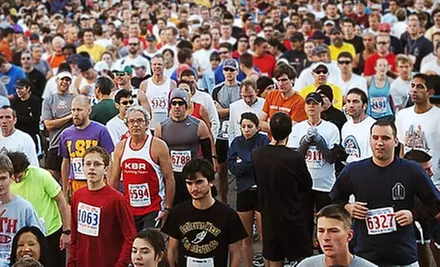 Entry for One in 5K or 10K 2012 TXU Energy Turkey Trot from Sheltering Arms Senior Services on November 22 (40% Off) - Primary Image