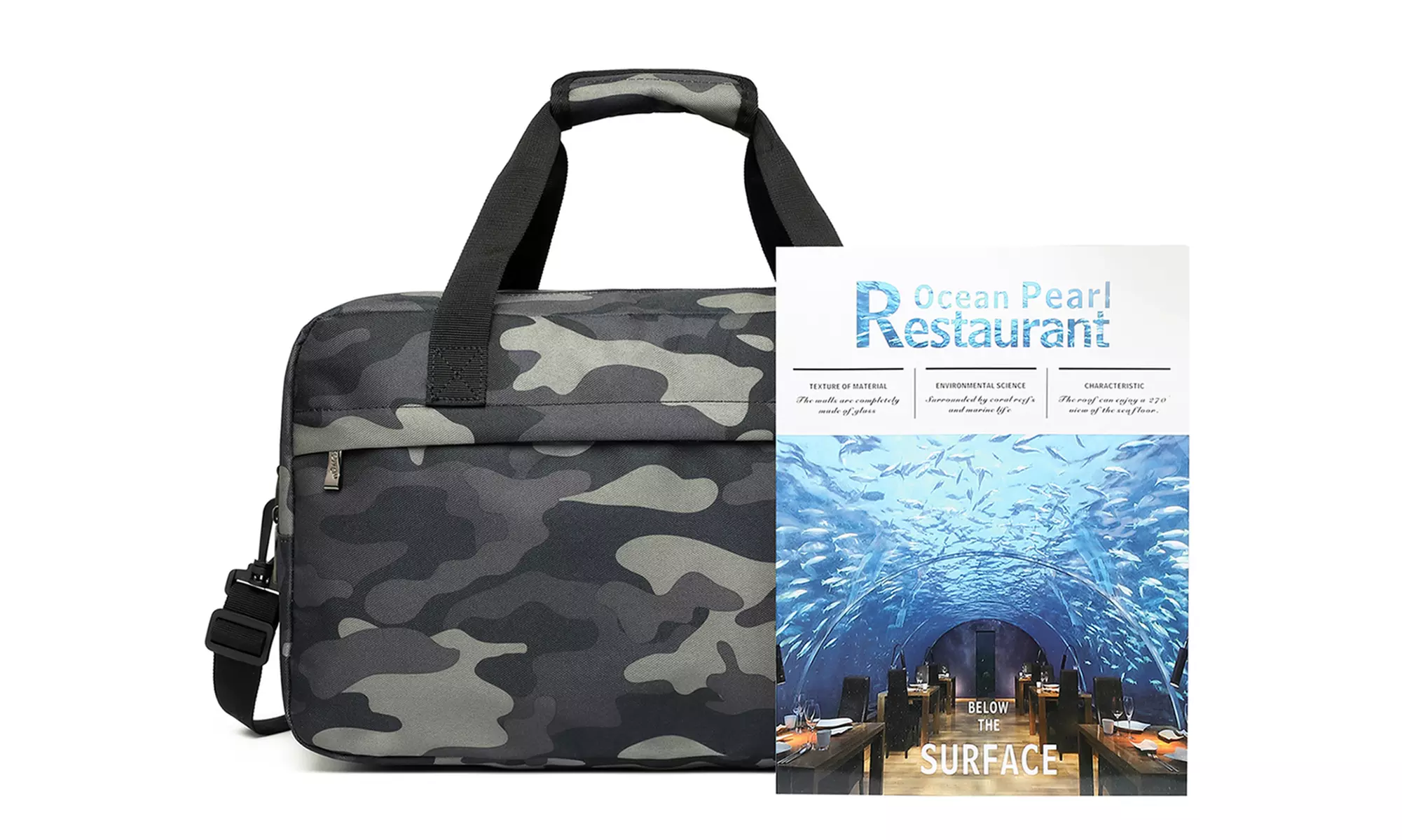 Multi-Purpose Shoulder Bag with Detachable Strap; 20L Capacity