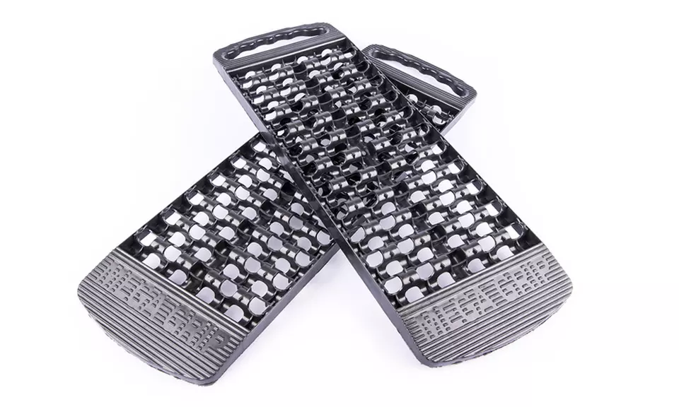 Plastic Tire Traction Mats (2-Pack) - Second Medium