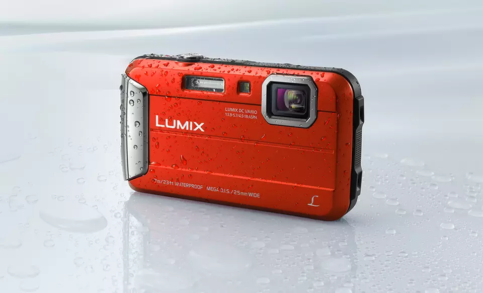 Panasonic Lumix 16.1 MP Rugged Digital Camera with 8x Intelligent Zoom (DMC-TS25). - Primary Image