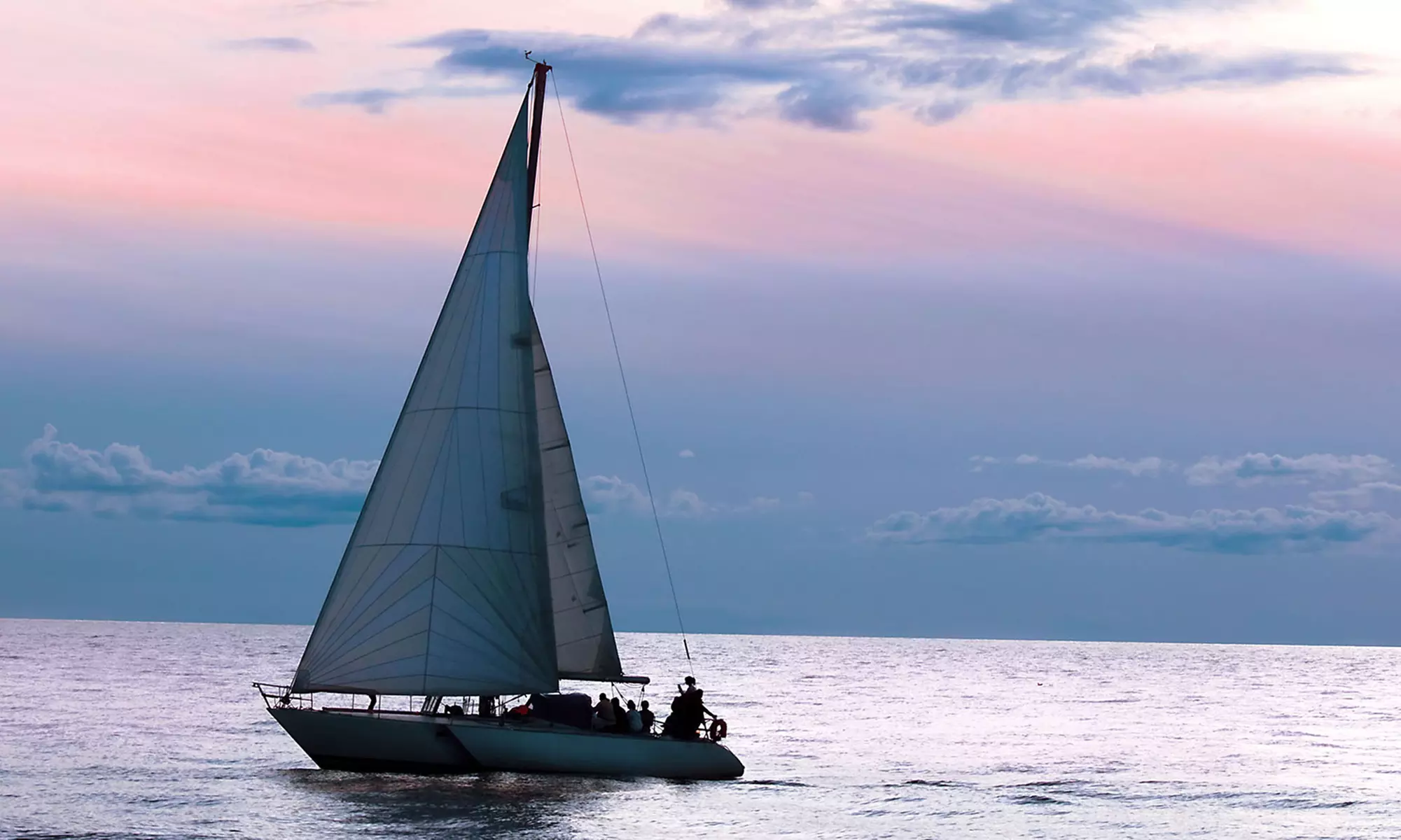 Private Sailing Lesson for Two, or Two-Hour BYOB Sunset Cruise for Two or Four from The Sailboat Club (Up to 67% Off) - Primary Image