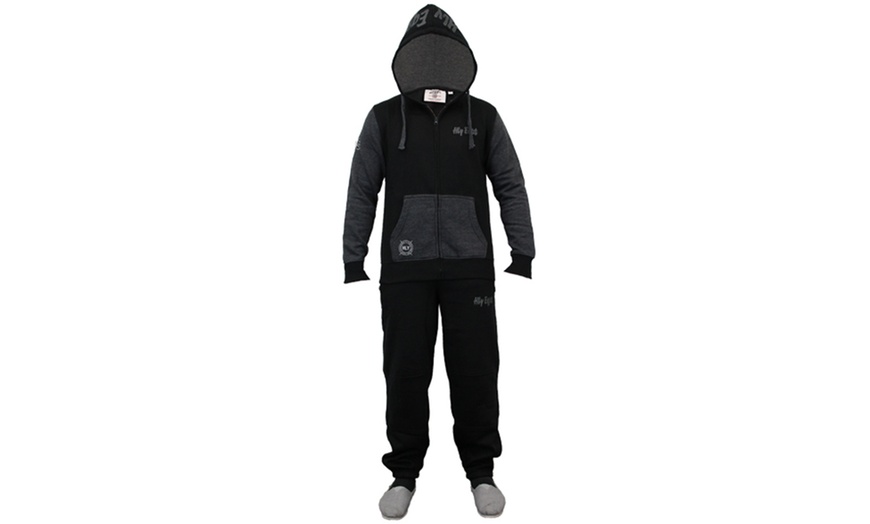 Image 31: Men's Two-Piece Tracksuit Set