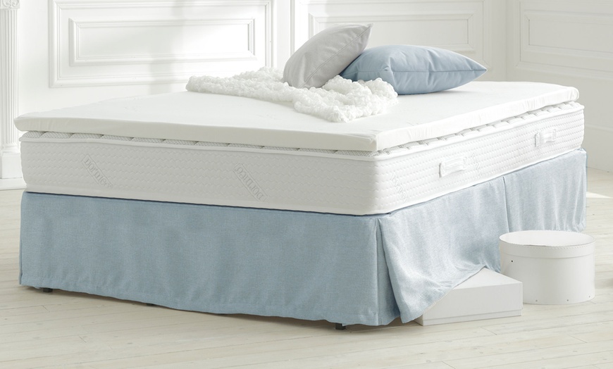 Image 1: All-Seasons Zoned Mattress Topper