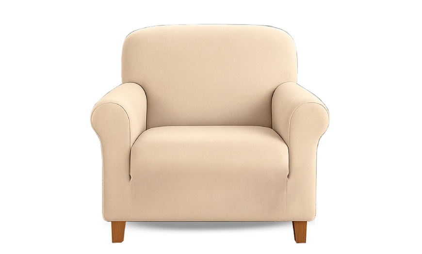 Image 31: Funda impermeable de terciopelo de poliéster para sillón o sofá