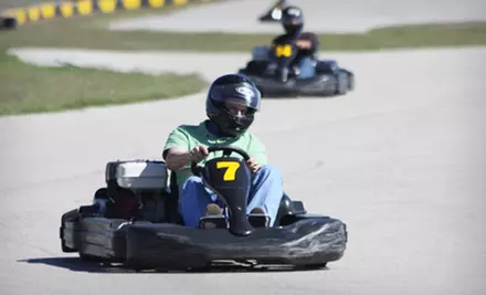 Two 15-Minute, High-Speed Go-Kart Races, Valid Monday through Thursday or Sunday at MSR Houston (58% Off)  - Primary Image