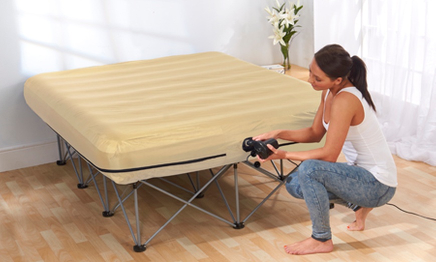 Image 2: Inflatable Double Bed With Frame