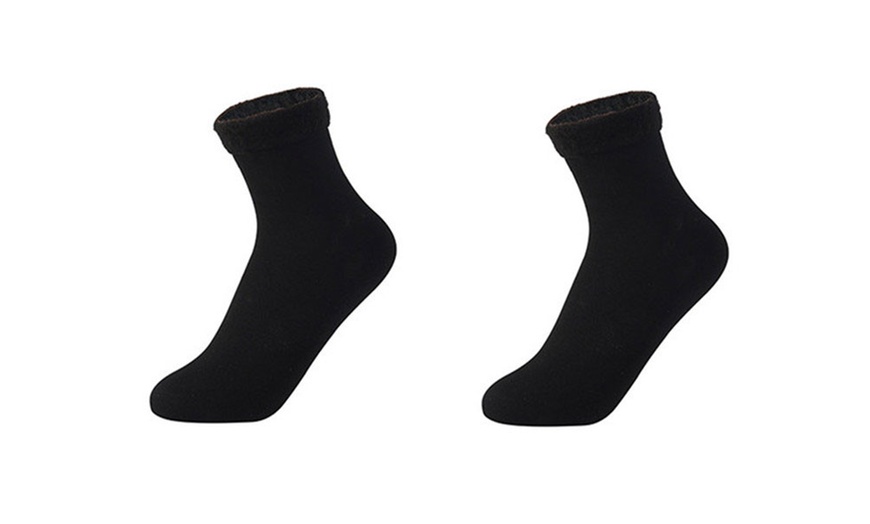 Image 3: Seamless Thermal Fleece Socks