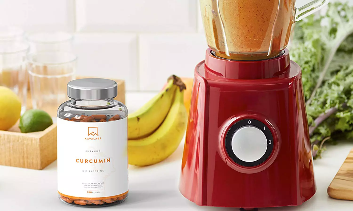 Cure curcuma pipérine 180 capsules - Second Medium