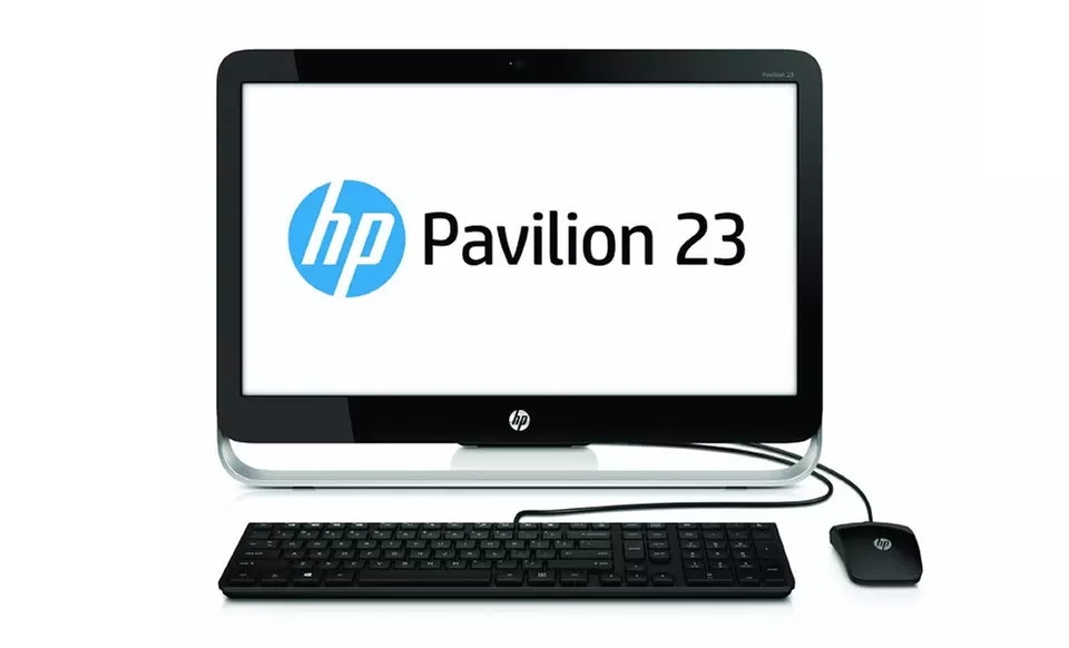 HP Pavilion 23" All-in-One Desktop with Quad-Core Processor, 4GB RAM, and 500GB Hard Drive (Manufacturer Refurbished) - Primary Image