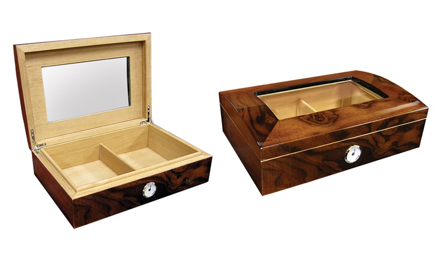 Humidor or Folding-Ashtray Set | Groupon Goods