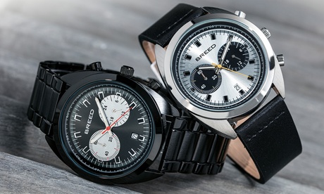 Reloj cronógrafo Breed Racer con fecha para hombres