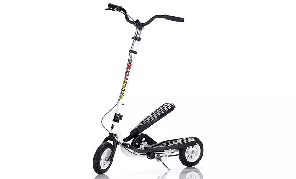 Zike Z150 Series Wingflyer Scooter in White. - Primary Image