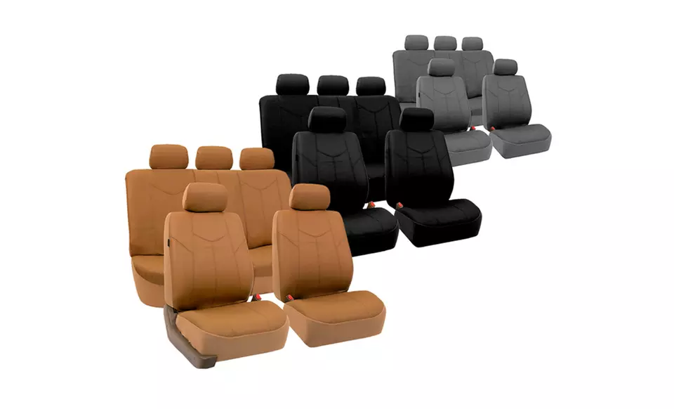 Faux-Leather Car-Seat Covers. Multiple Options Available from $39.99–$49.99. Free Returns. - Primary Image