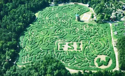 Corn Maze, Jumping Pillow, and Tram Train for Two or Four at Kersey Valley (Up to 53% Off) - Primary Image