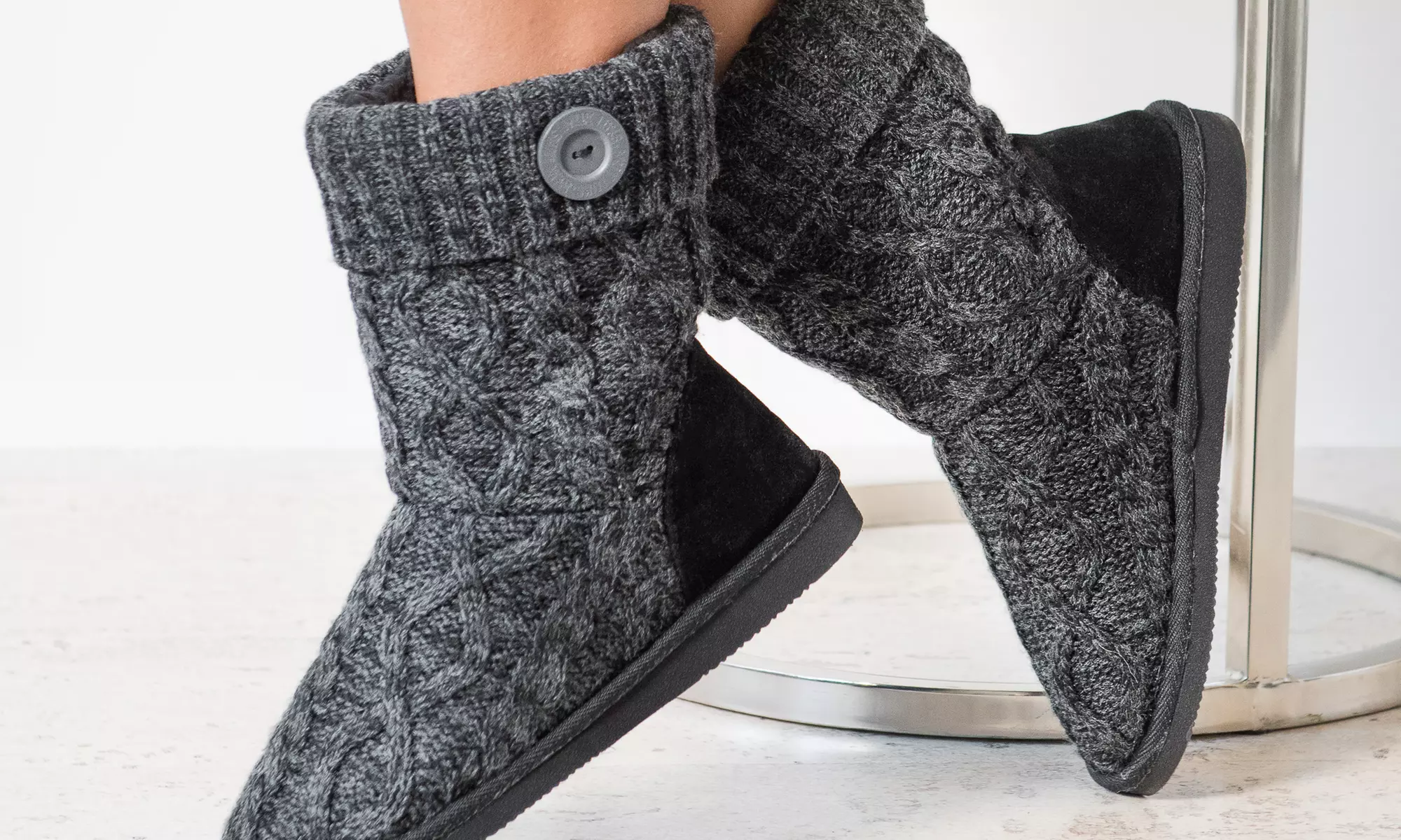Muk Luks Janet Women's Boots (Sizes 7 & 9) - Second Medium