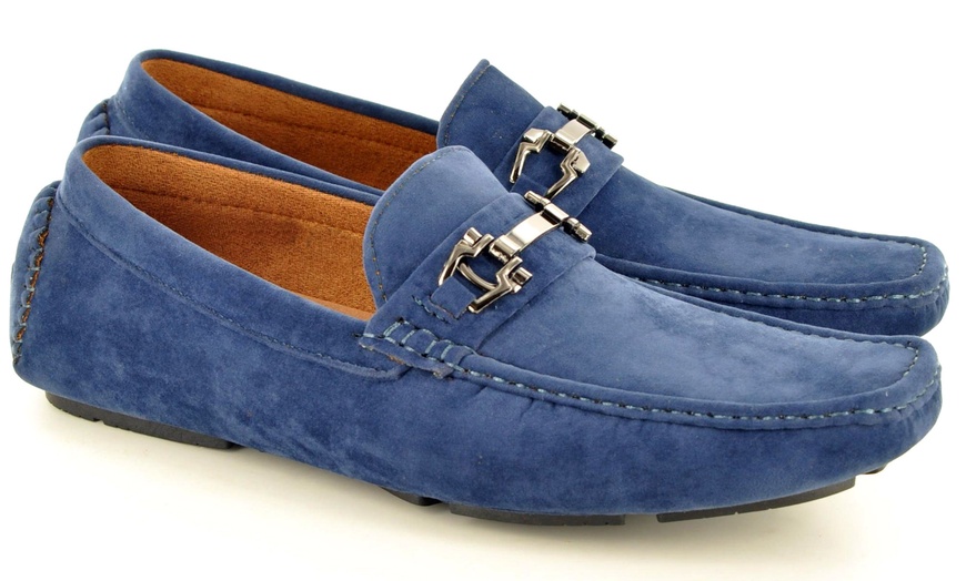 Image 16: Men's Casual Loafers with Buckle