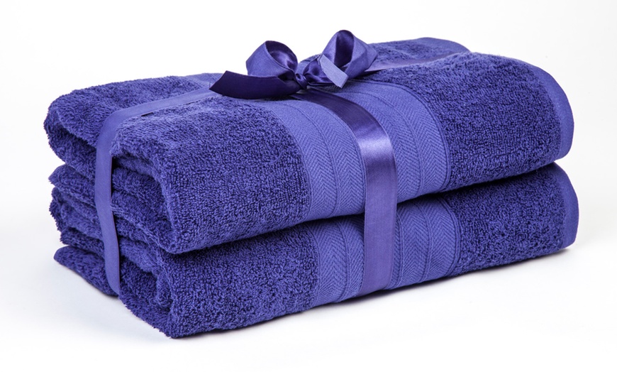 Image 6: Egyptian Cotton Bath Sheet Bale