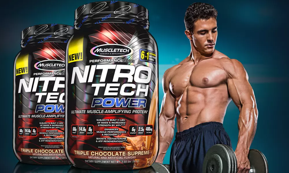 MuscleTech Nitro-Tech Power Whey Protein (2lb. Tub)  - Primary Image