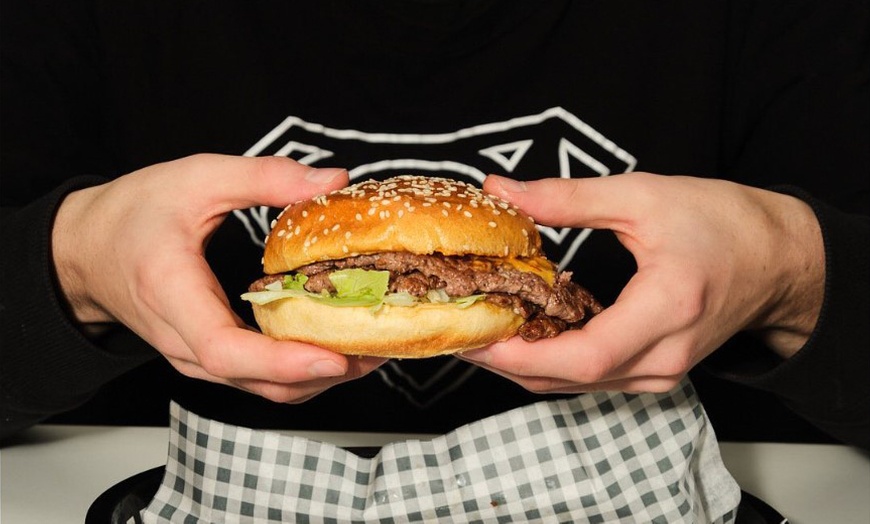 Image 8: Burger, Chips, and Drinks at Hollywood Burgers & Shakes