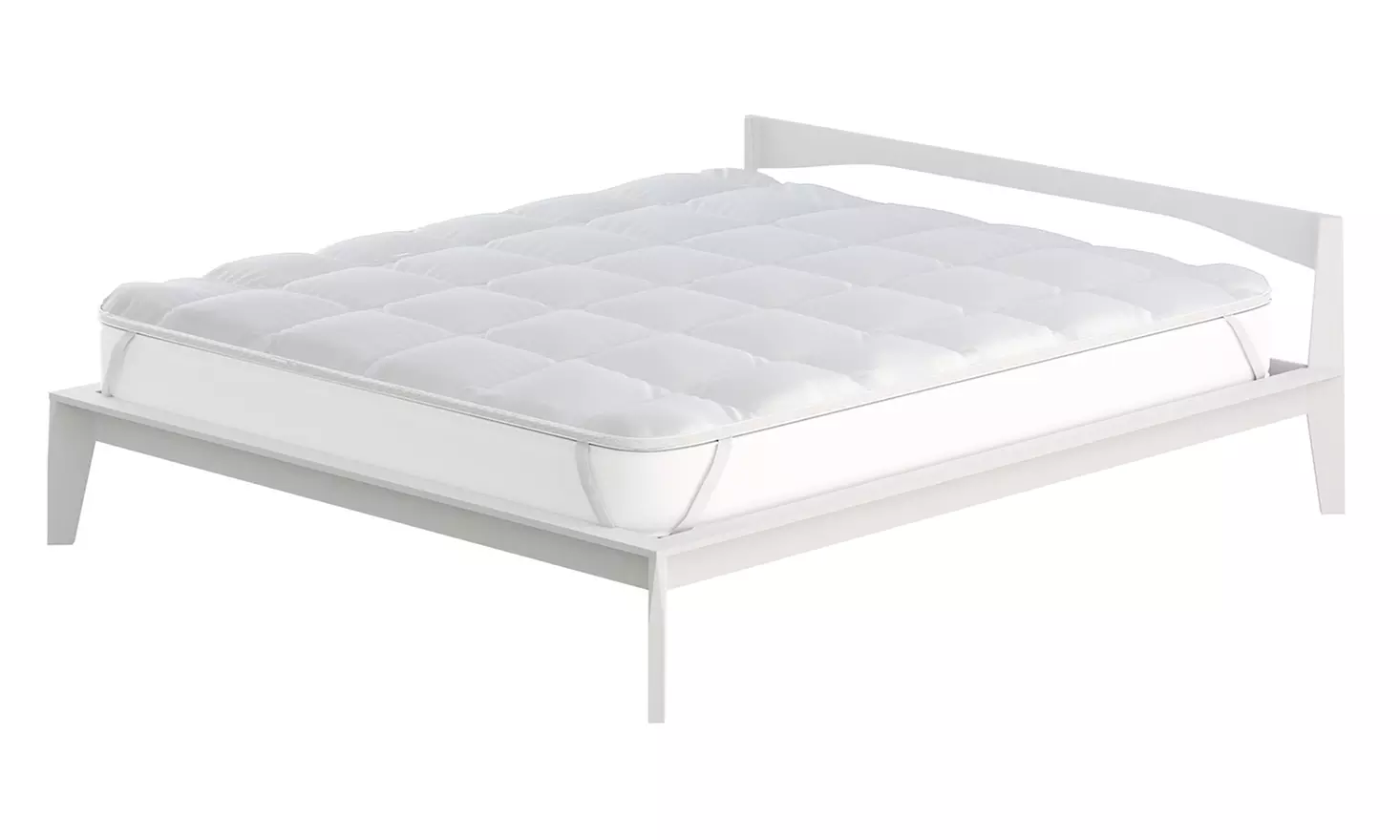 Topper Fancy con elastici, tessuto a struttura 3D ventilata, disponibile in 3 misure - Image 3