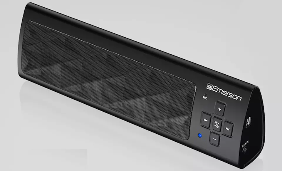 $24.99 for an Emerson Wireless Bluetooth Stereo Speaker ($99.99 List Price). Free Shipping and Returns. - Primary Image