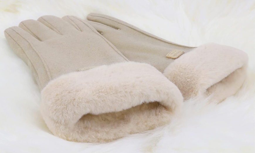 Image 4: 1 ou 2 paires de gants pour femmes avec fonction tactile