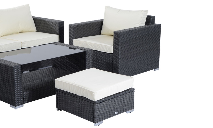 Image 8: Outsunny 7-Piece Outdoor Sofa Set