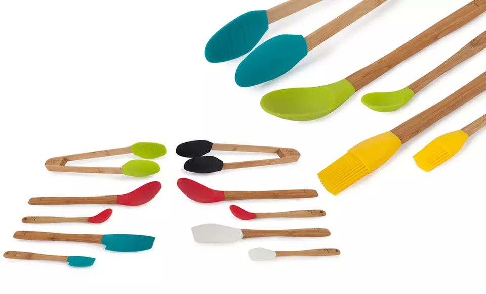 5-Piece Core Kitchen Large and Mini Bamboo Utensil Set. Multiple Sets Available. Free Returns. - Primary Image