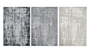 Serenity Modern Abstract Abrasion Contemporary Area Rug