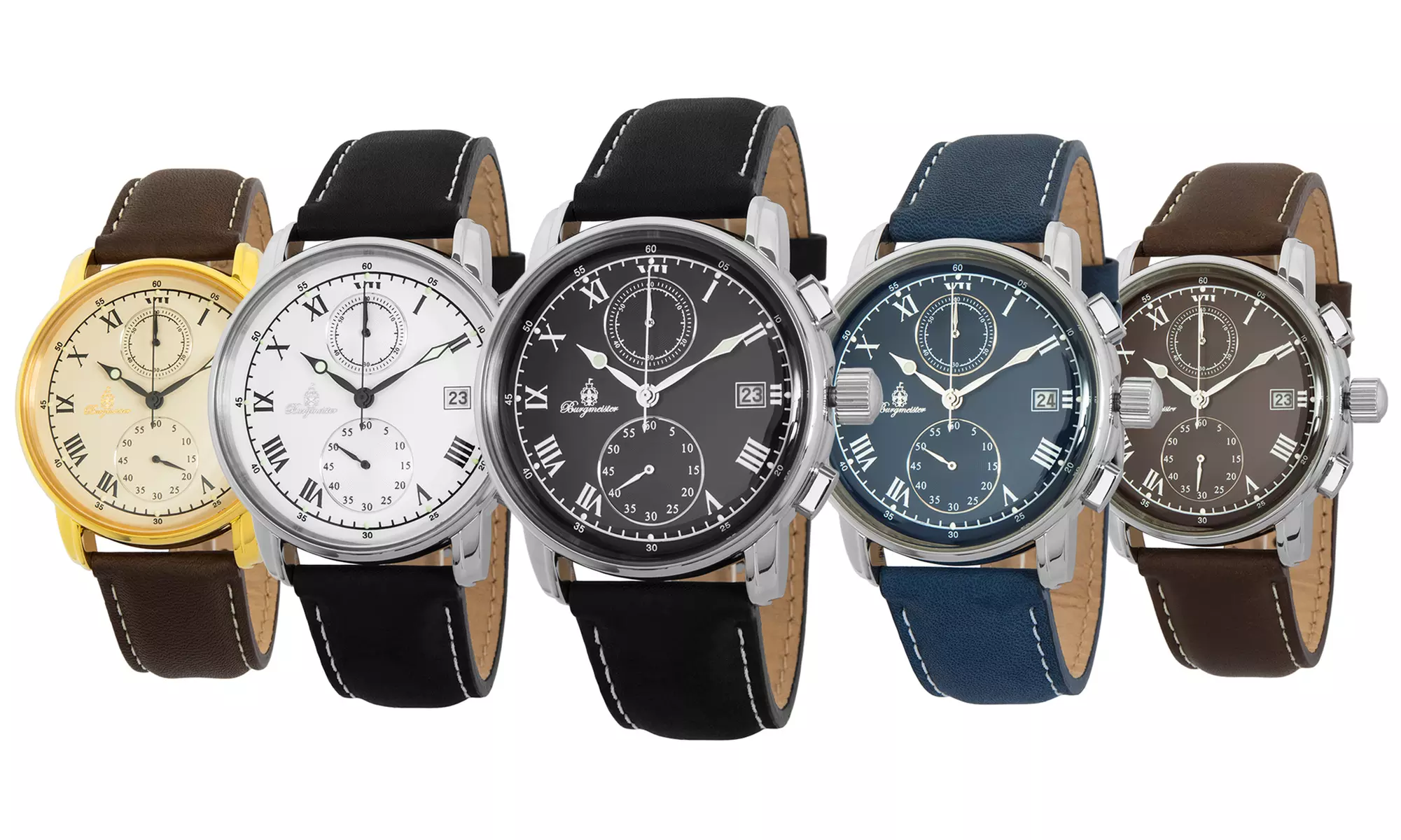 Burgmeister Herren-Chronograph in der Farbe nach Wahl - Primary Image