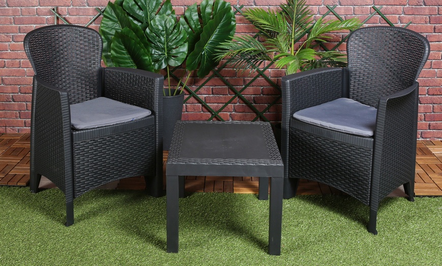 Image 1: Three-Piece Garden Lounge Set