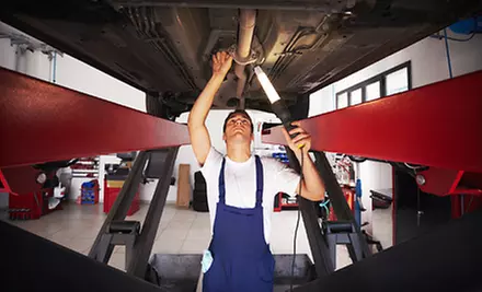 Safety Inspection, Emissions Test, or Both with Renewal Sticker at Grease Monkey (Up to 56% Off) - Primary Image