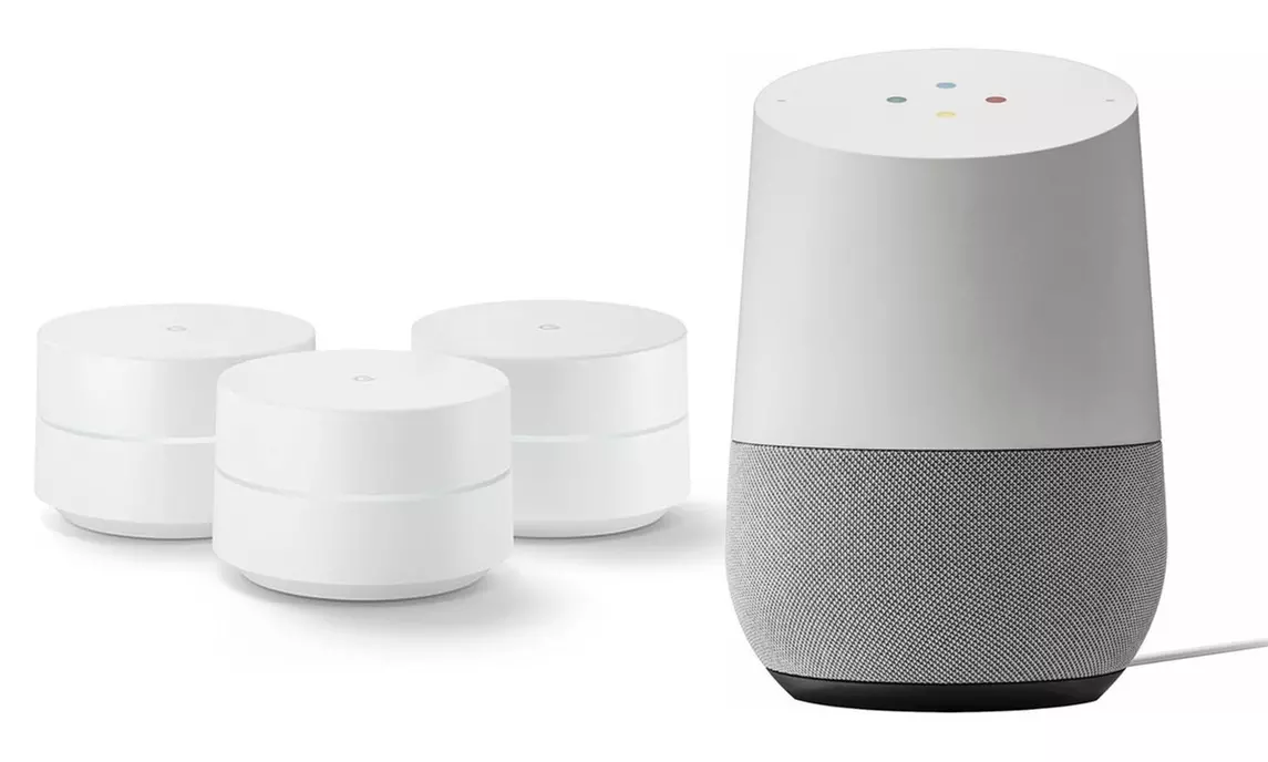 Google Home and WiFi Bundle - Primary Image