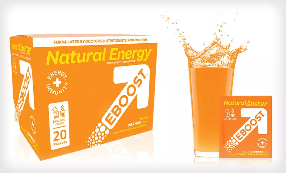$14 for an Eboost Orange Natural Energy Booster 20-Pack ($28 List Price) - Primary Image
