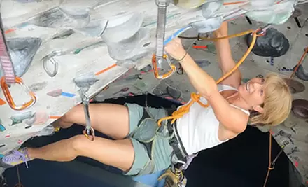 Intro to Rock Climbing or One-Month Climbing Membership at Rockreation (51% Off) - Primary Image