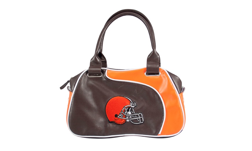 NFL Women's Perforated Perfect Bowler Bags | Groupon