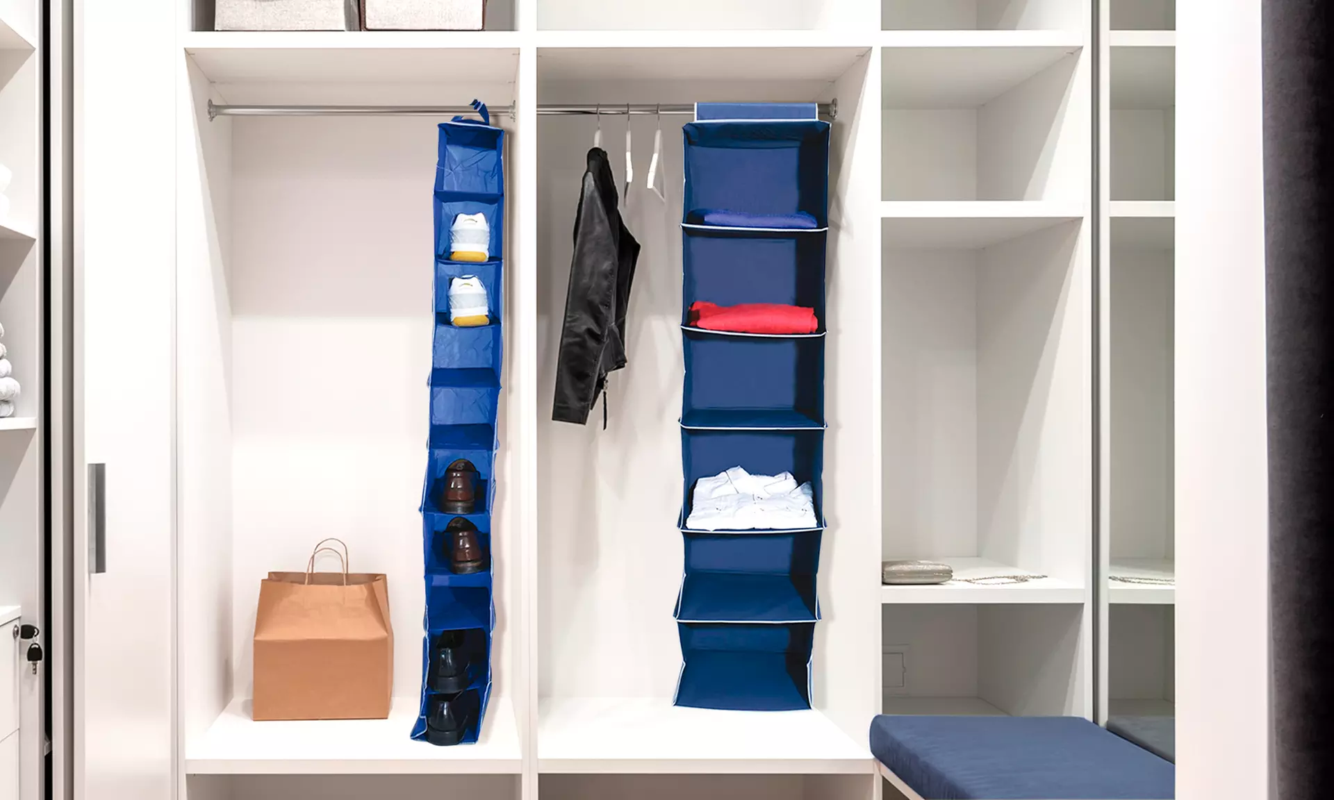 Organizer da appendere per guardaroba, disponibile in 2 modelli e con spedizione gratuita - Primary Image