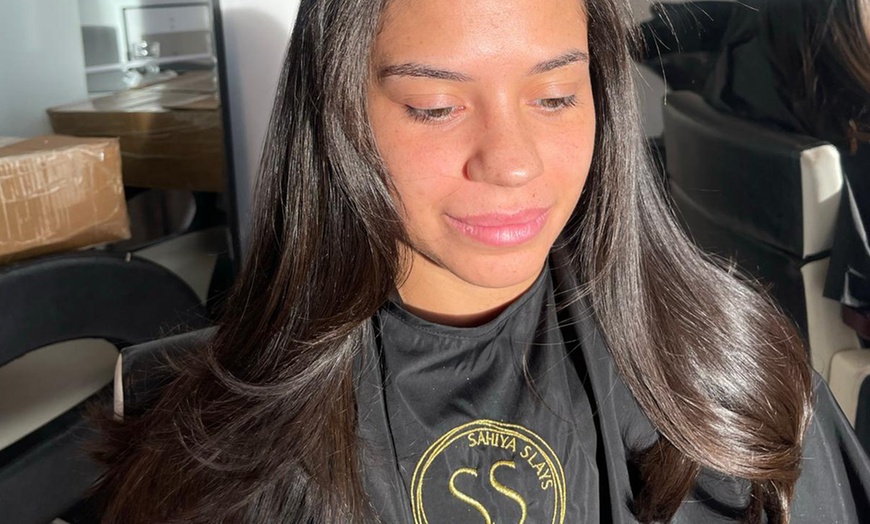 Image 8: Wash, Cut, Blow Dry, & Half or Full Head of Highlights at Sahiya slays