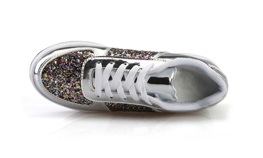 Image 5: Women's Glitter Sneakers